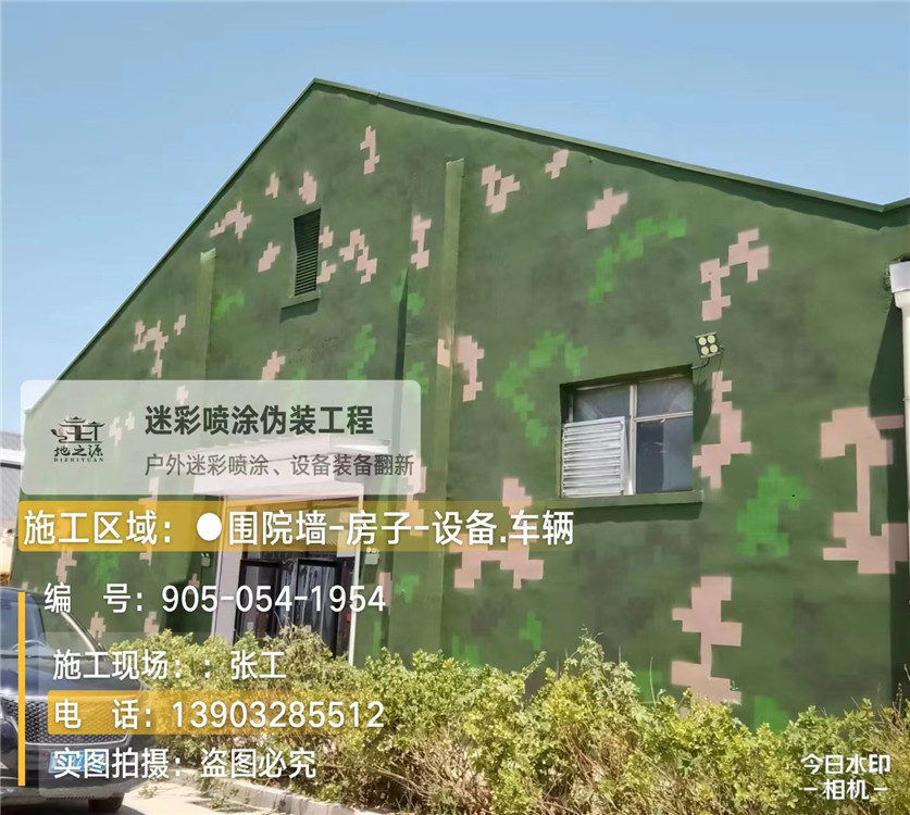 徐汇外墙数码迷彩漆施工报价清单（100㎡标准墙面测算）